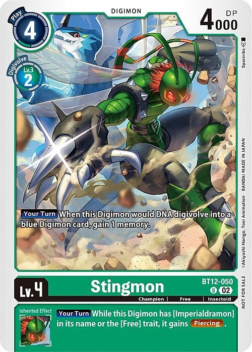 Stingmon Card Front