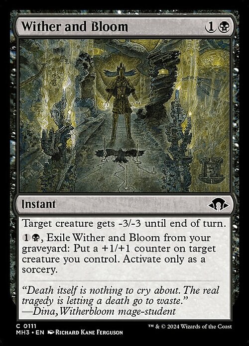 Wither and Bloom Card Front