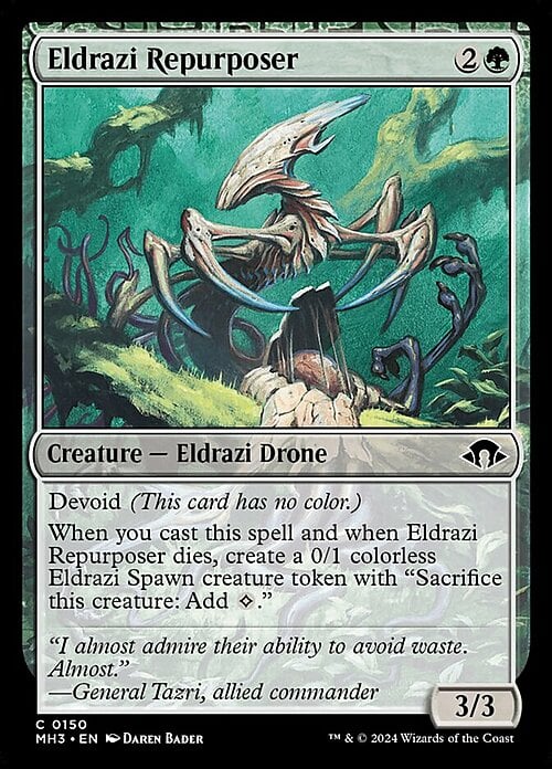 Aprovechador eldrazi Frente