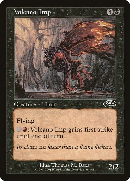 Demonietto Vulcanico Card Front