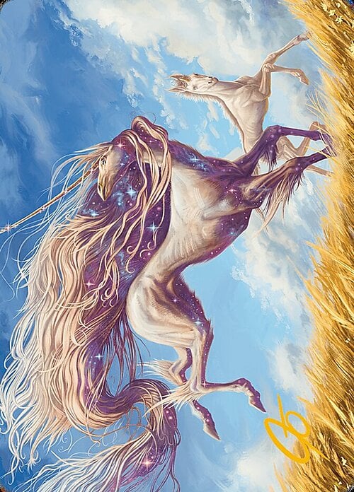 Art Series: Nyxborn Unicorn Card Front