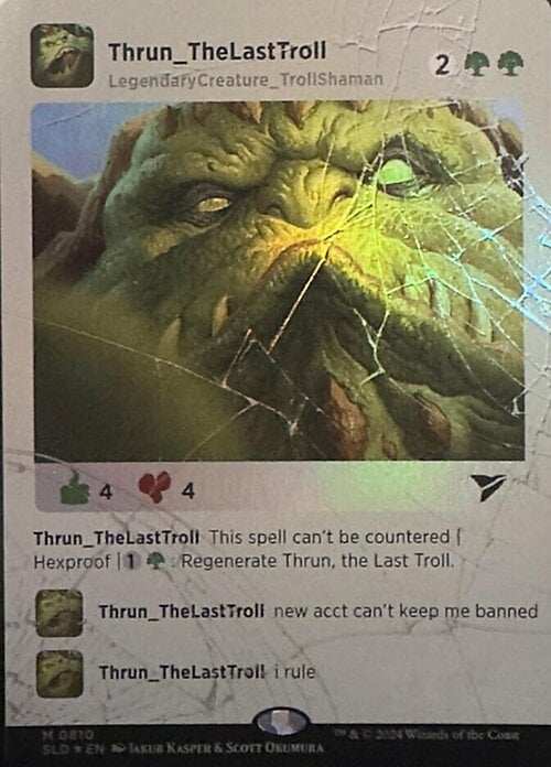 Thrun, the Last Troll Card Front