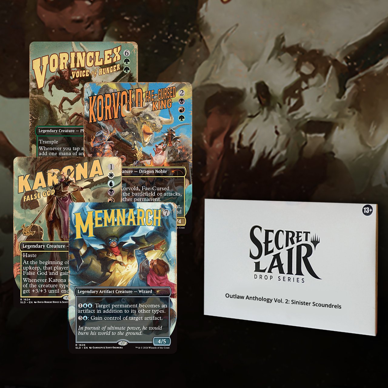 Secret Lair Drop Series: Spring Superdrop 2024: Outlaw Anthology Vol. 2: Sinister Scoundrels