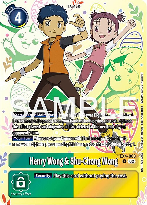 Henry Wong & Shu-Chong Wong Frente