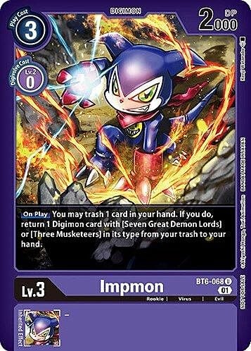 Impmon Card Front