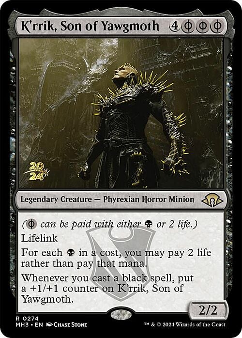 K'rrik, Figlio di Yawgmoth Card Front