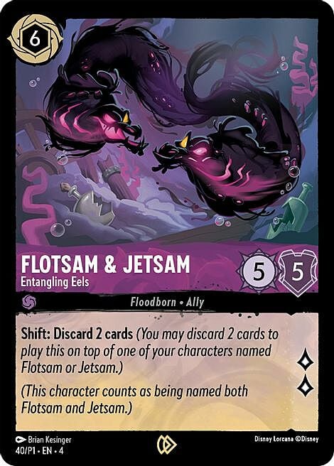 Flotsam & Jetsam - Entangling Eels Card Front