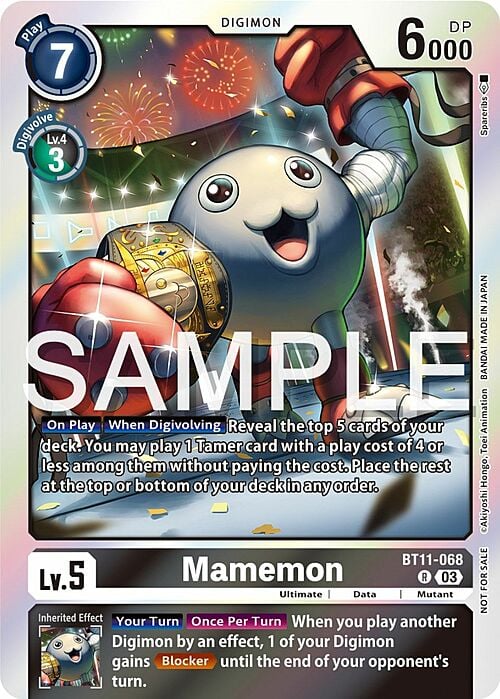 Mamemon Card Front