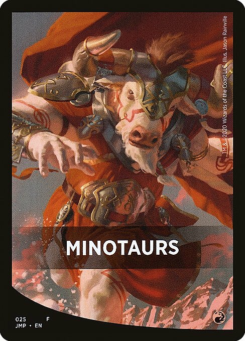 Jumpstart Pack Summary Card: Minotaurs Frente