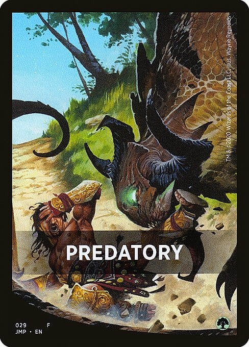 Jumpstart Pack Summary Card: Predatory Frente