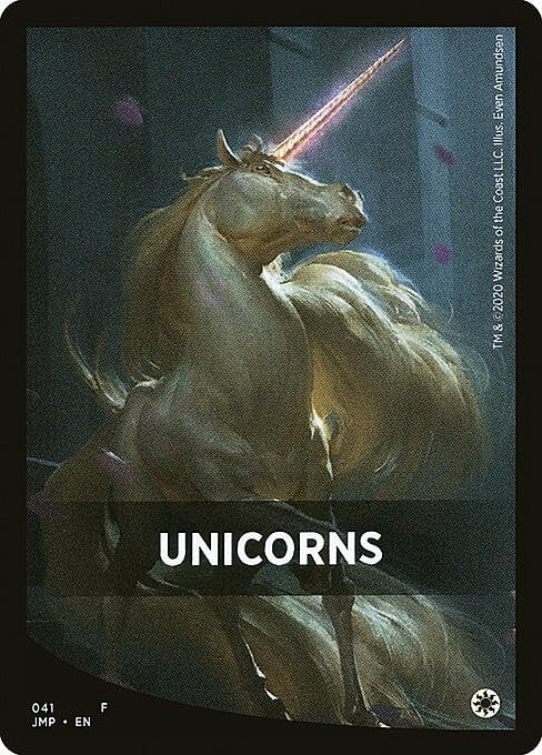 Jumpstart Pack Summary Card: Unicorns Frente