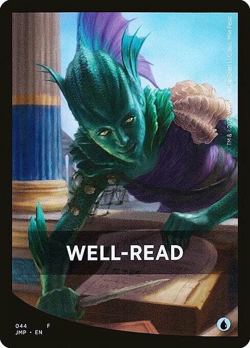 Jumpstart Pack Summary Card: Well-Read Card Front