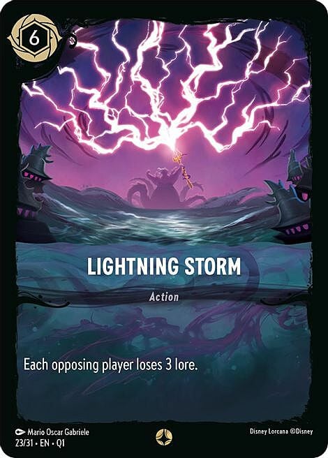 Lightning Storm Card Front