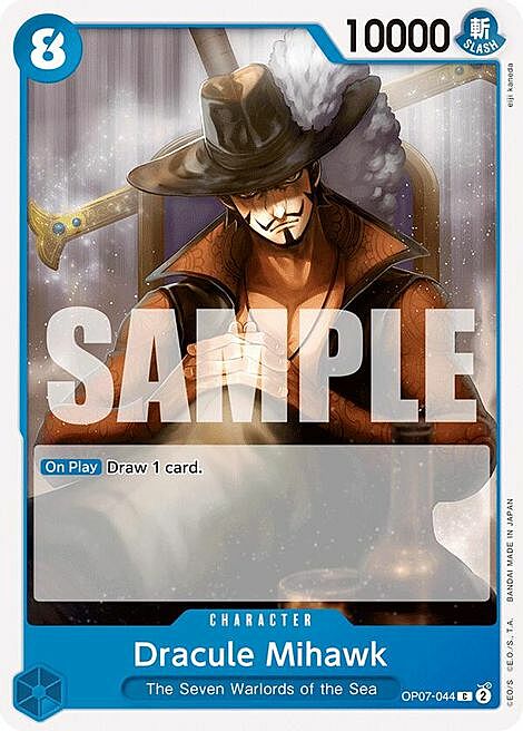 Dracule Mihawk Card Front