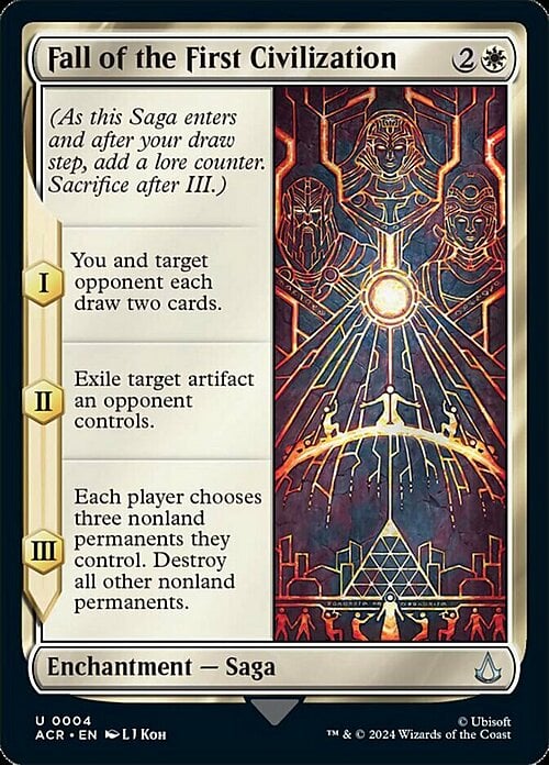 Fall of the First Civilization Card Front