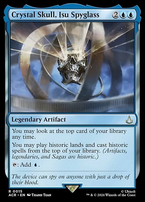 Crystal Skull, Isu Spyglass Card Front