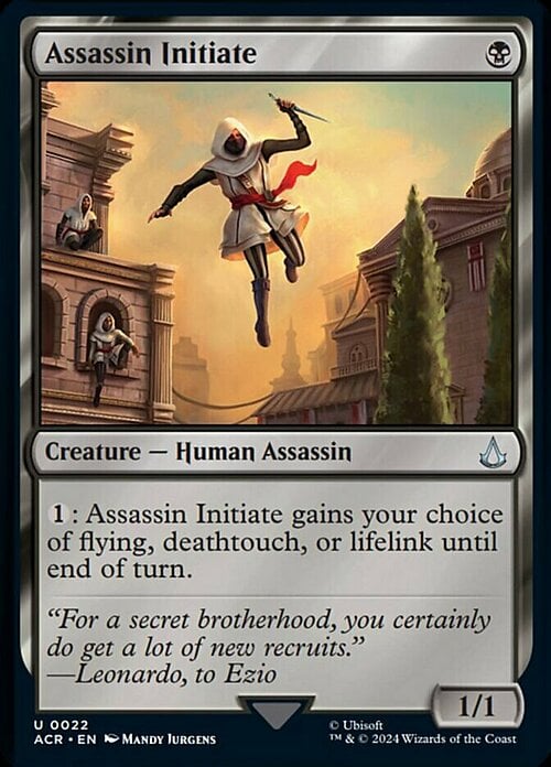 Assassina Esordiente Card Front