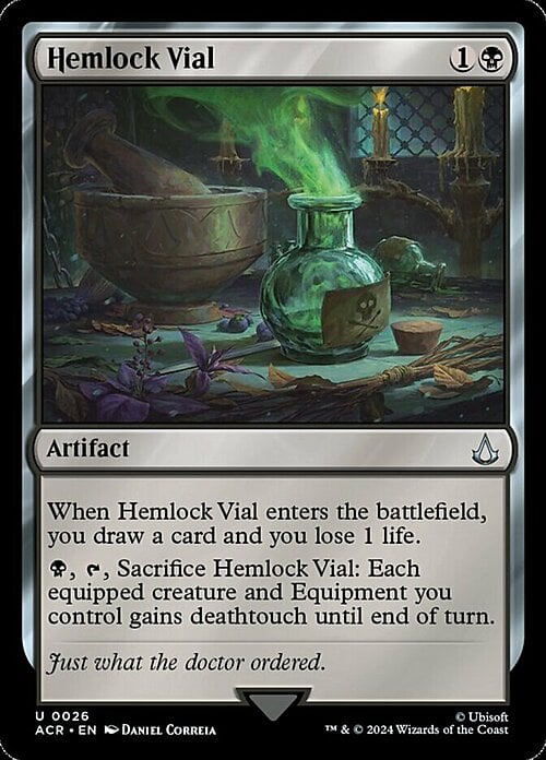 Hemlock Vial Card Front