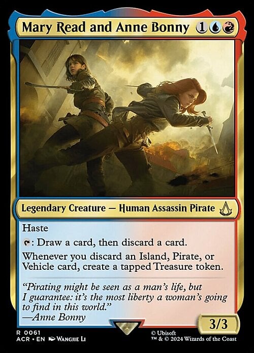 Mary Read e Anne Bonny Card Front