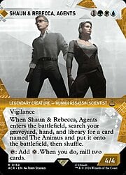 Shaun e Rebecca, Agenti