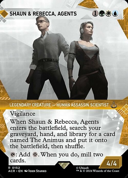 Shaun e Rebecca, Agenti Card Front