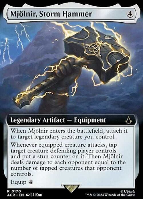 Mjölnir, Martello della Tempesta Card Front