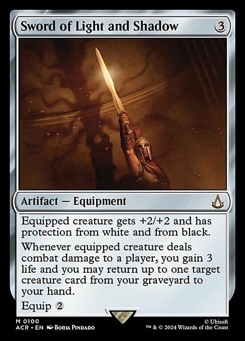 Sword of Light and Shadow Card Front