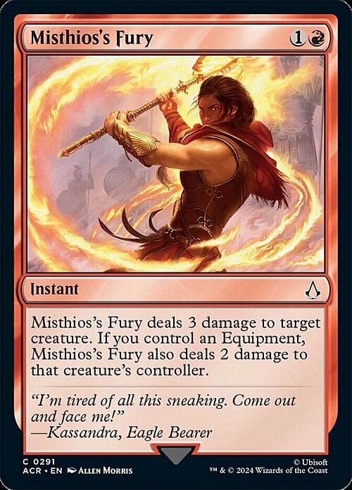 Misthios's Fury Card Front