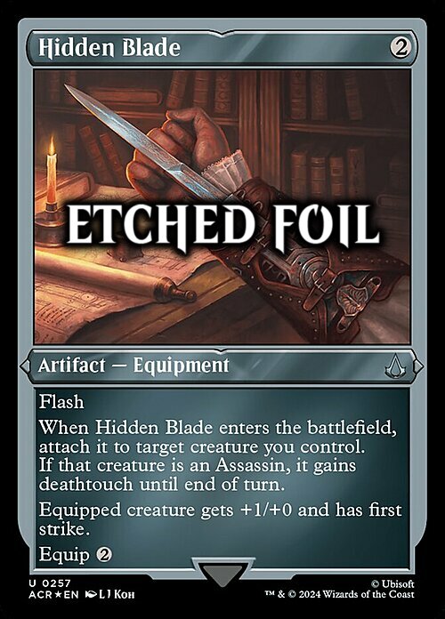 Hidden Blade Card Front