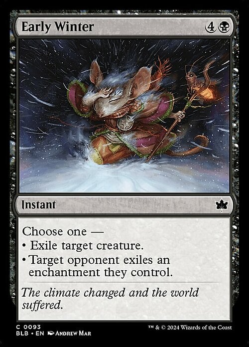 Early Winter Card Front