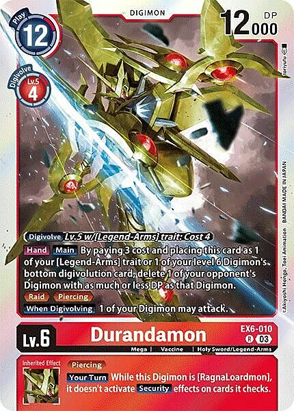 Durandamon Card Front