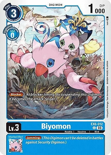 Biyomon Card Front