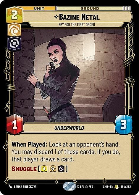 Bazine Netal - Spy for the First Order Card Front