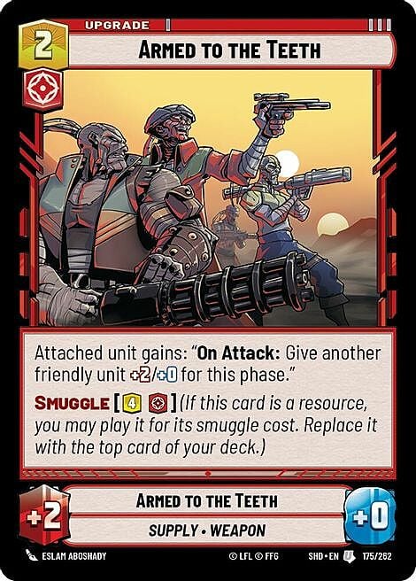 Armed to the Teeth Card Front