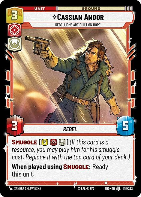 Cassian Andor - Rebellions Are Built On Hope Card Front