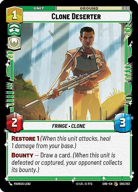 Clone Deserter Card Front