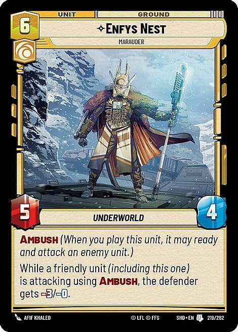 Enfys Nest - Marauder Card Front