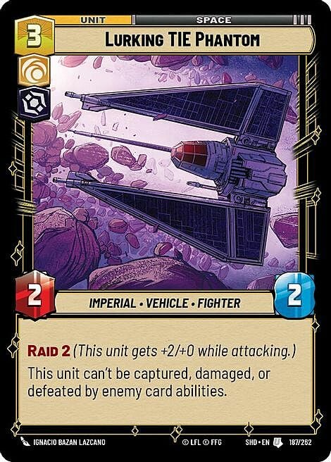 TIE Phantom in Agguato Card Front