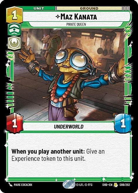 Maz Kanata, Regina Dei Pirati Card Front