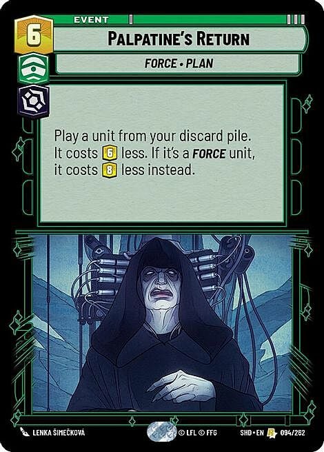 Palpatine È Tornato Card Front