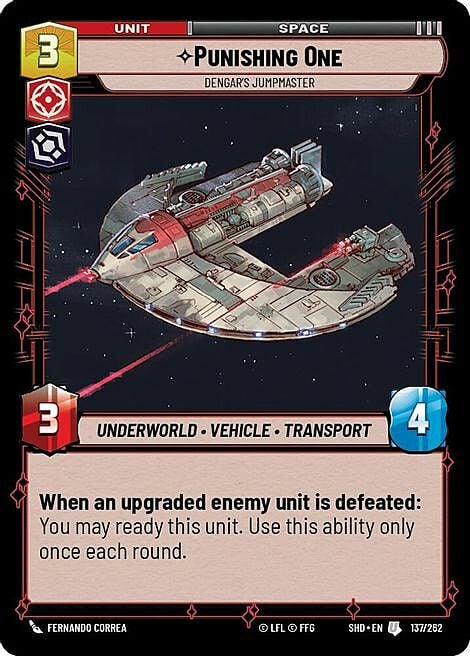 Punishing One - Dengar's Jumpmaster Card Front