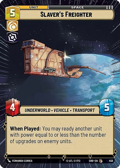 Slaver's Freighter Card Front