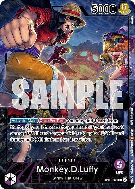 Monkey.D.Luffy Card Front