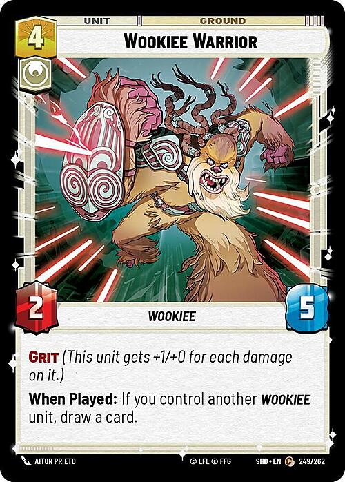 Guerriero Wookiee Card Front