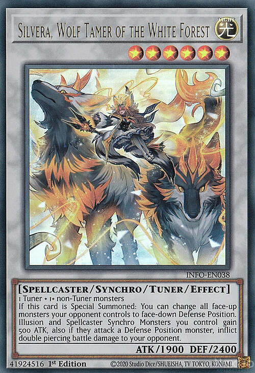 Silvera, Wolf Tamer of the White Forest Card Front