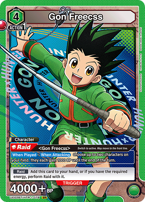 Gon Freecss Card Front