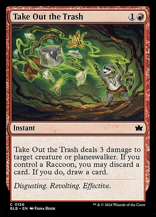 Take Out the Trash Card Front