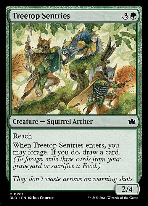 Treetop Sentries Card Front