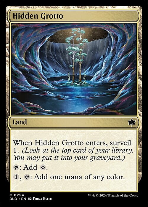 Grotta Nascosta Card Front