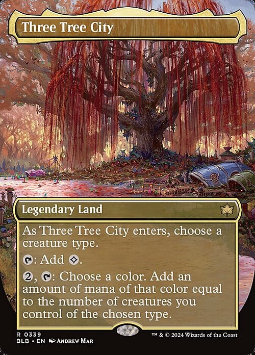 Three Tree City Card Front